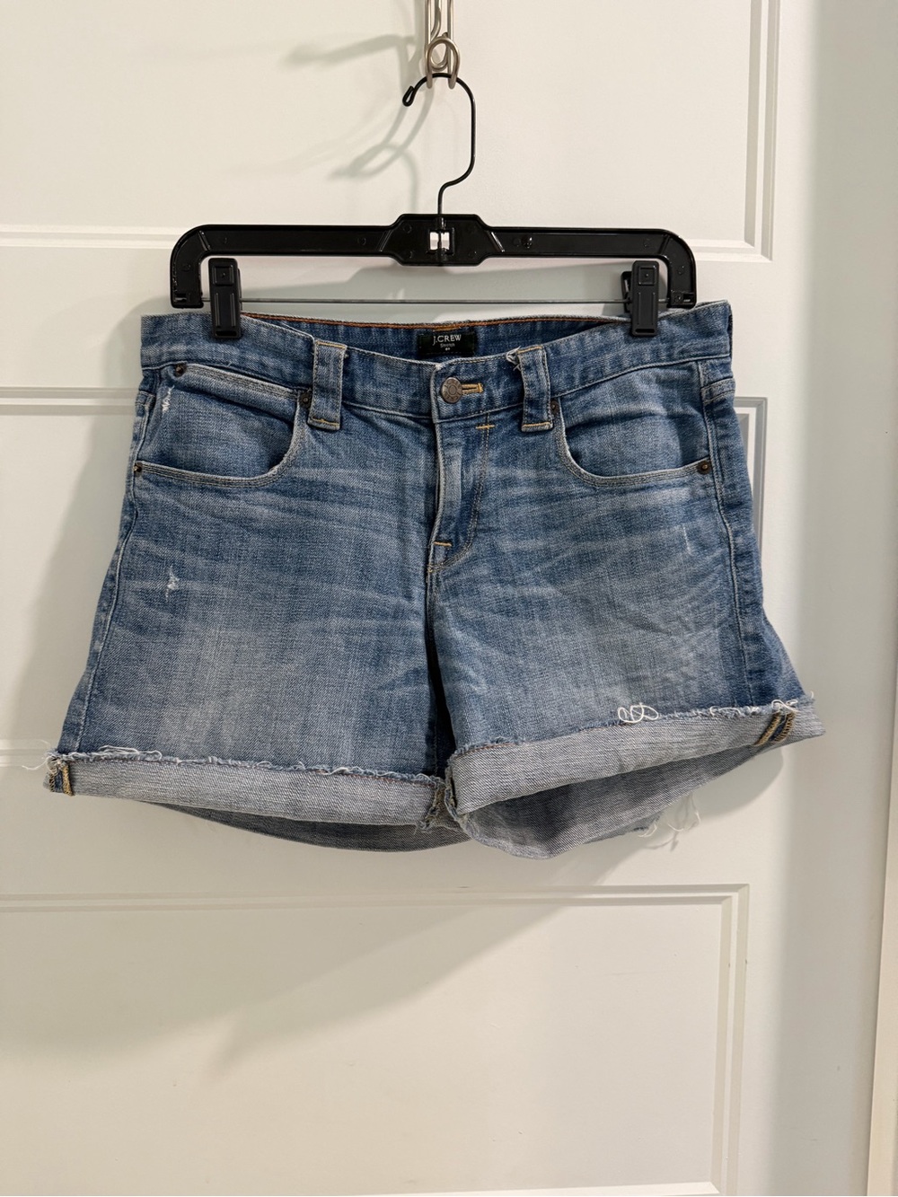 J. Crew sz 4-Blue Rolled Hem Denim Shorts